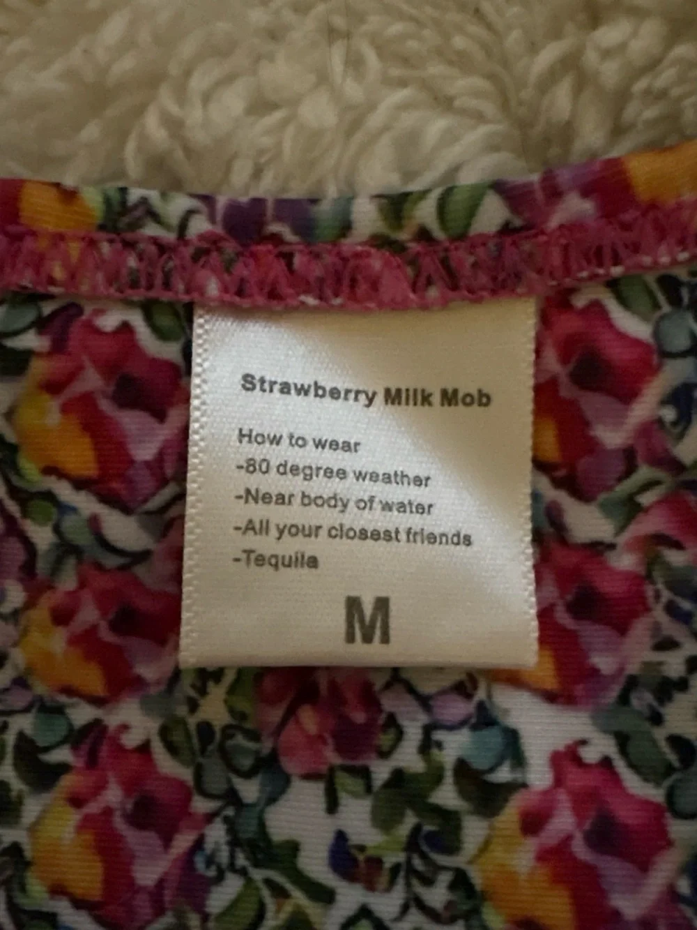 Strawberry milk mob bikini